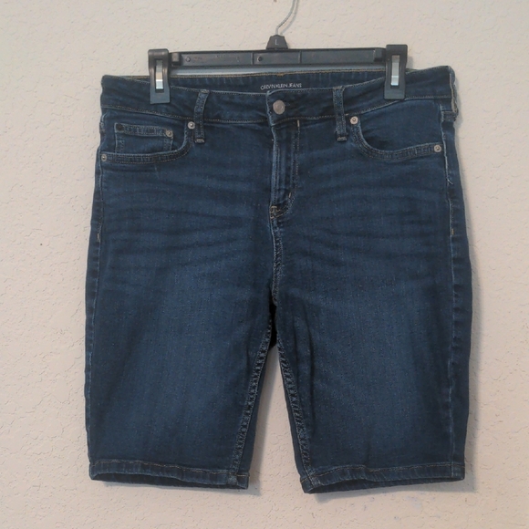 Calvin Klein Jeans Pants - Calvin Klein Jeans Dark Blue Denim Jean Shorts